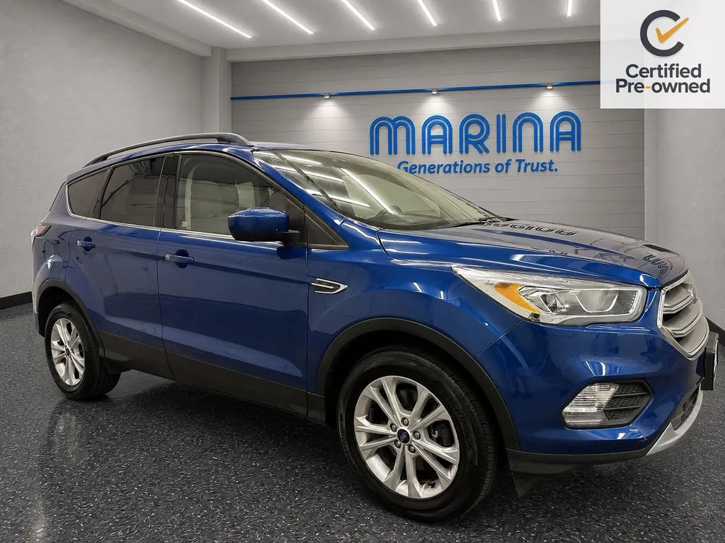 Used 2018 Ford Escape SEL with VIN 1FMCU9HD8JUD53296 for sale in Webster, NY