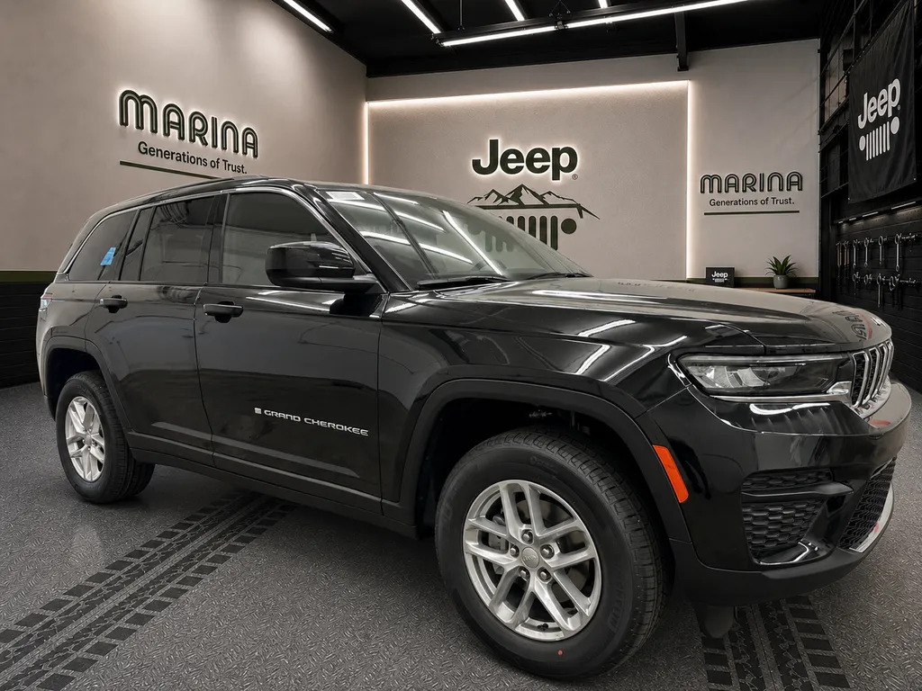 Black 2026 Jeep Grand Cherokee Laredo X for sale in Webster, NY