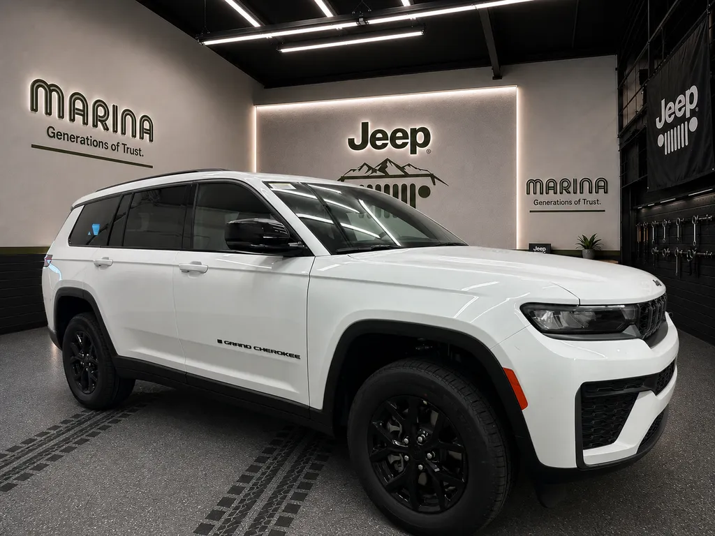 White 2026 Jeep Grand Cherokee L Altitude for sale in Webster, NY