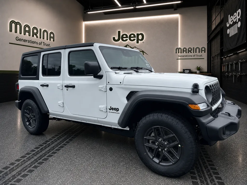 White 2026 Jeep Wrangler Sport S for sale in Webster, NY