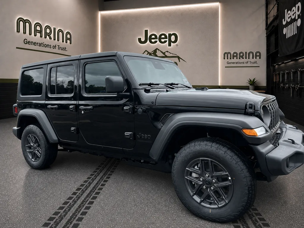 Black 2026 Jeep Wrangler Sport S for sale in Webster, NY