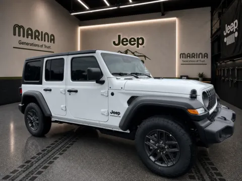 White 2026 Jeep Wrangler Sport S for sale in Webster, NY