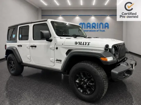 White 2021 Jeep Wrangler Unlimited Willys for sale in Webster, NY