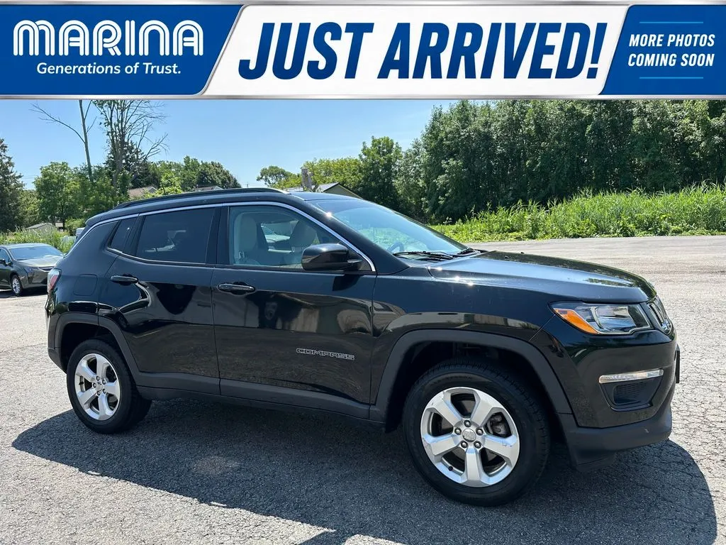 Used 2018 Jeep Compass Latitude with VIN 3C4NJDBB2JT175556 for sale in Webster, NY