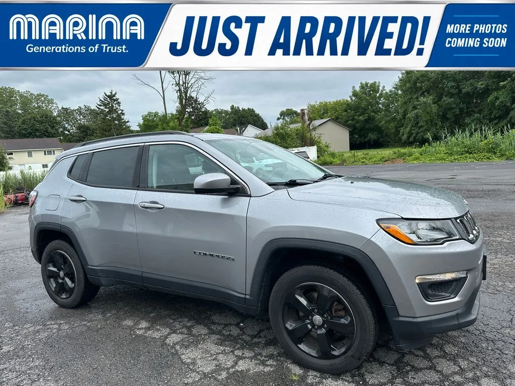 Used 2018 Jeep Compass Latitude with VIN 3C4NJDBB7JT403311 for sale in Webster, NY