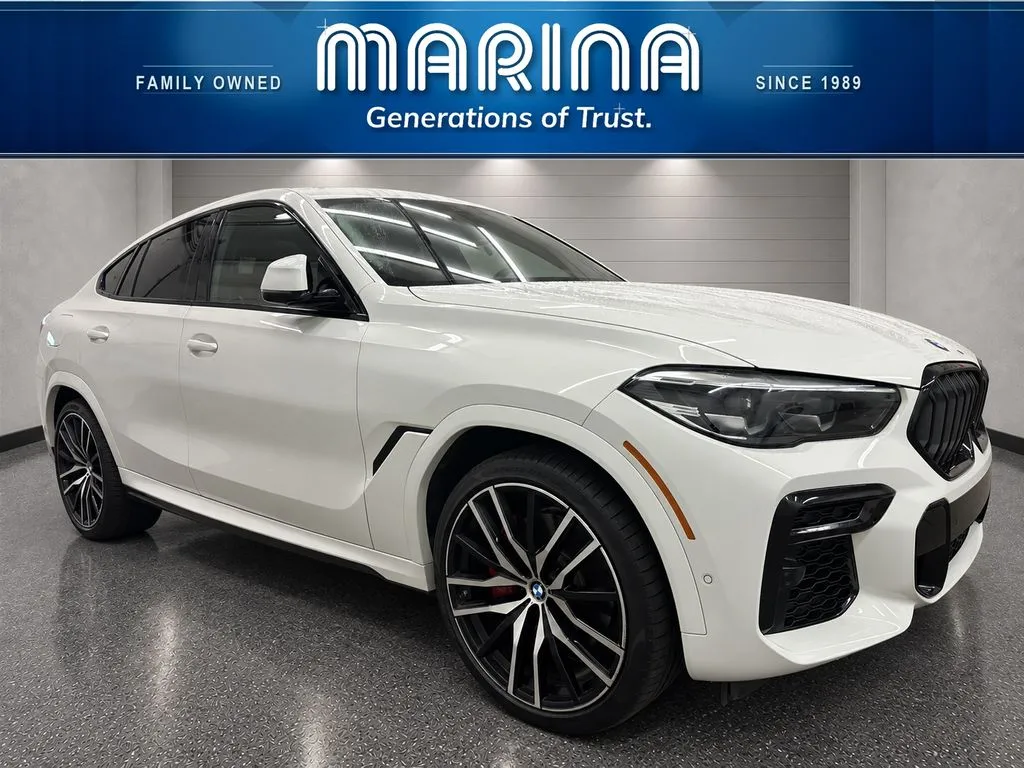 White 2022 BMW X6 xDrive40i for sale in Webster, NY
