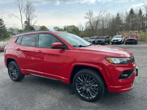 Red 2023 Jeep Compass Limited for sale in Webster, NY