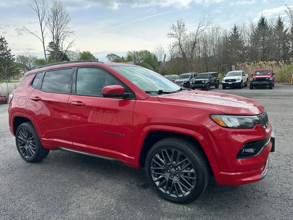 Red 2023 Jeep Compass Limited for sale in Webster, NY