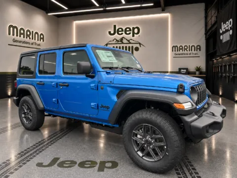 Blue 2026 Jeep Wrangler Sport S for sale in Webster, NY