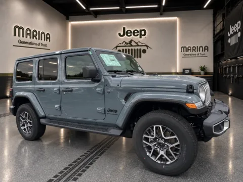 Gray 2026 Jeep Wrangler Sahara for sale in Webster, NY
