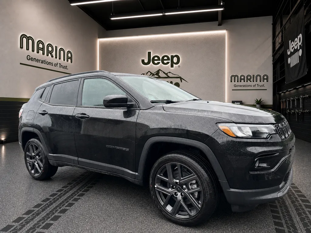 Black 2026 Jeep Compass Limited for sale in Webster, NY