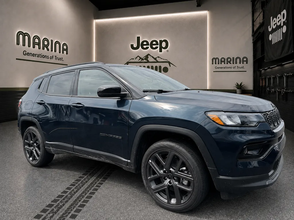 Blue 2026 Jeep Compass Limited for sale in Webster, NY