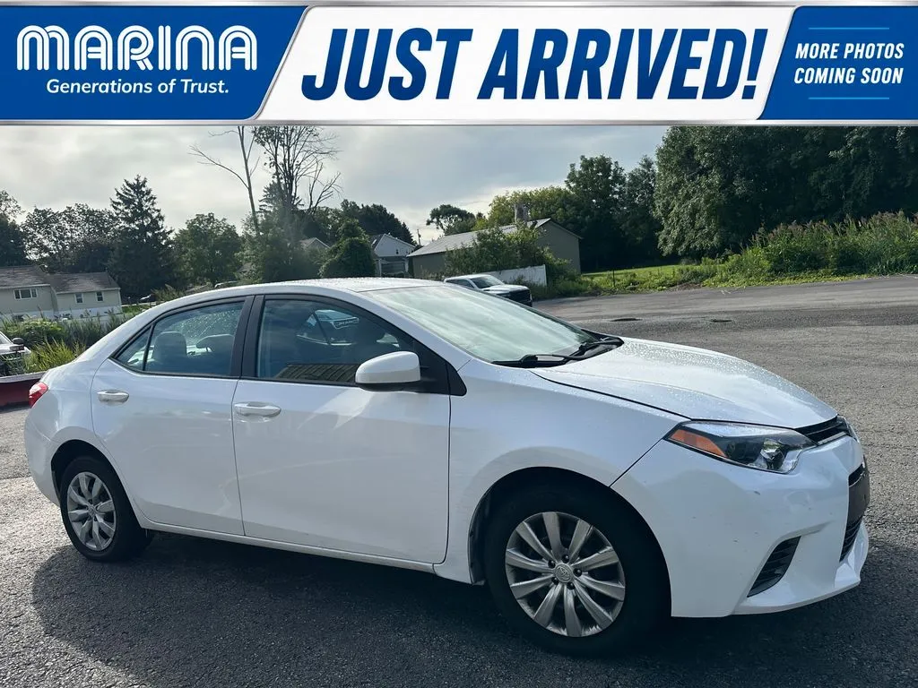White 2015 Toyota Corolla L for sale in Webster, NY