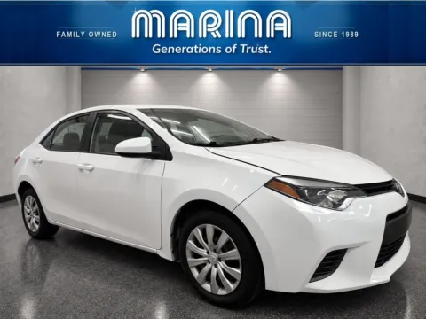 White 2015 Toyota Corolla LE for sale in Webster, NY