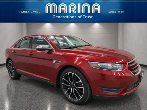 Red 2017 Ford Taurus Limited for sale in Webster, NY