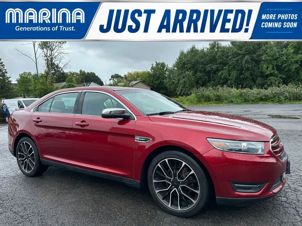Red 2017 Ford Taurus Limited for sale in Webster, NY