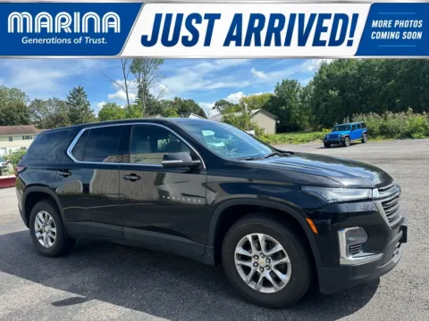 Black 2023 Chevrolet Traverse LS for sale in Webster, NY