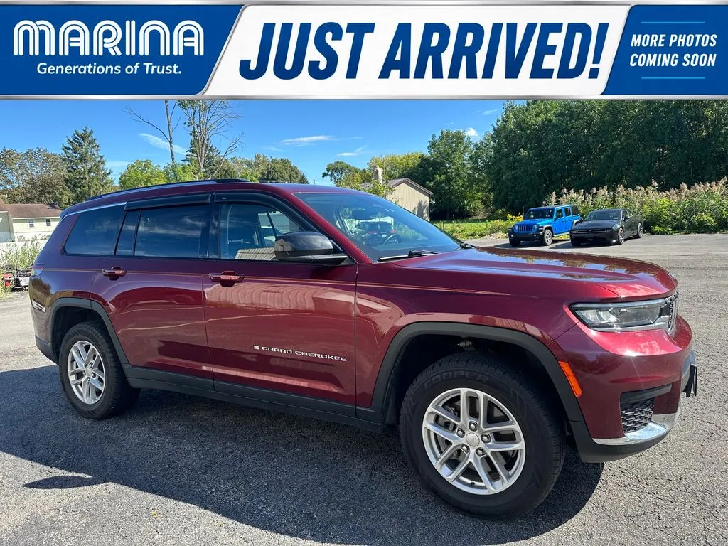 Red 2022 Jeep Grand Cherokee L Laredo for sale in Webster, NY