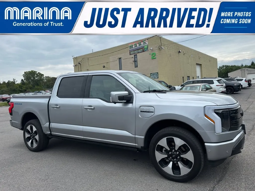 Silver 2023 Ford F-150 Lightning Platinum for sale in Webster, NY