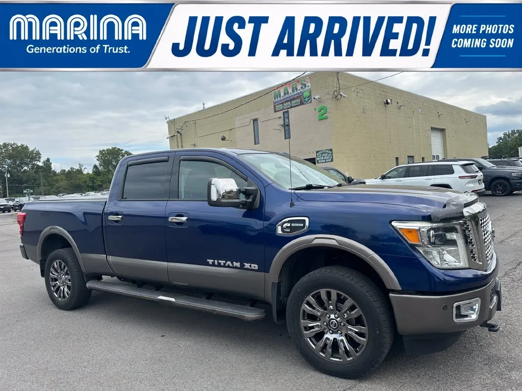 Blue 2016 Nissan Titan XD Platinum Reserve for sale in Webster, NY