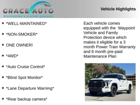 Photos of 2022 Toyota Tundra SR5 for sale in Richmond, VA at Grace Auto Sales