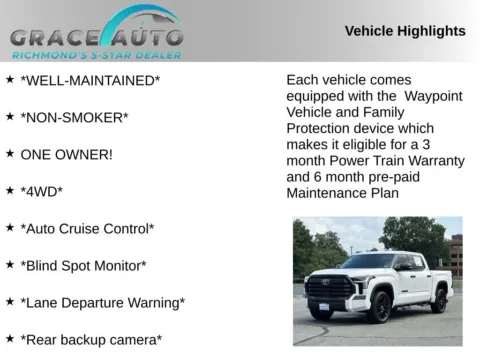 Photos of 2022 Toyota Tundra SR5 for sale in Richmond, VA at Grace Auto Sales