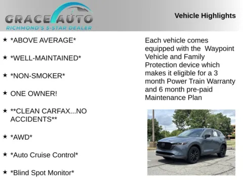 Photos of 2023 Mazda CX-5 2.5 S Carbon Edition for sale in Richmond, VA at Grace Auto Sales