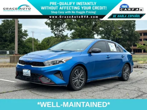 Blue 2022 Kia Forte GT-Line for sale in Richmond, VA
