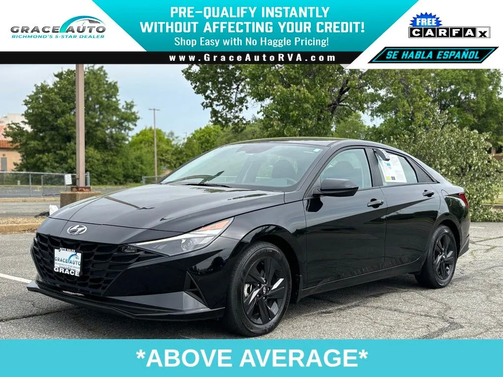 Black 2023 Hyundai Elantra Hybrid Blue for sale in Richmond, VA