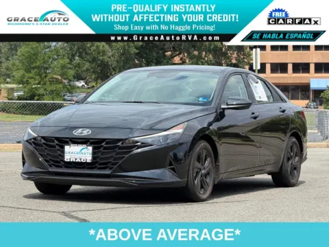 Black 2023 Hyundai Elantra Hybrid Blue for sale in Richmond, VA