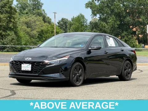 Another view of 2023 Hyundai Elantra Hybrid Blue for sale in Richmond, VA at Grace Auto Sales