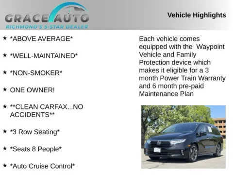 Photos of 2023 Honda Odyssey Elite for sale in Richmond, VA at Grace Auto Sales