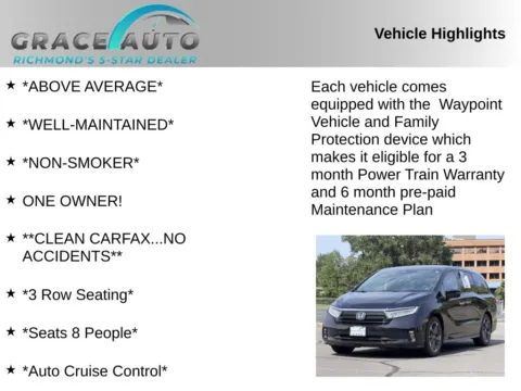 Photos of 2023 Honda Odyssey Elite for sale in Richmond, VA at Grace Auto Sales