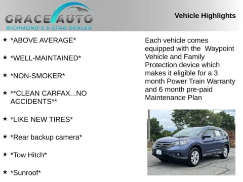 Photos of 2014 Honda CR-V EX-L for sale in Richmond, VA at Grace Auto Sales