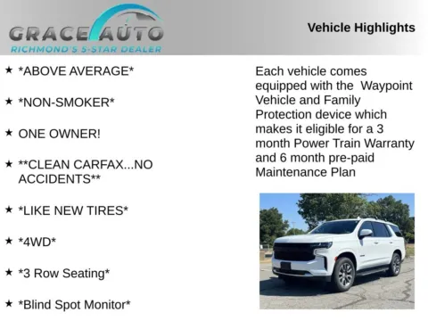 Photos of 2024 Chevrolet Tahoe LT for sale in Richmond, VA at Grace Auto Sales