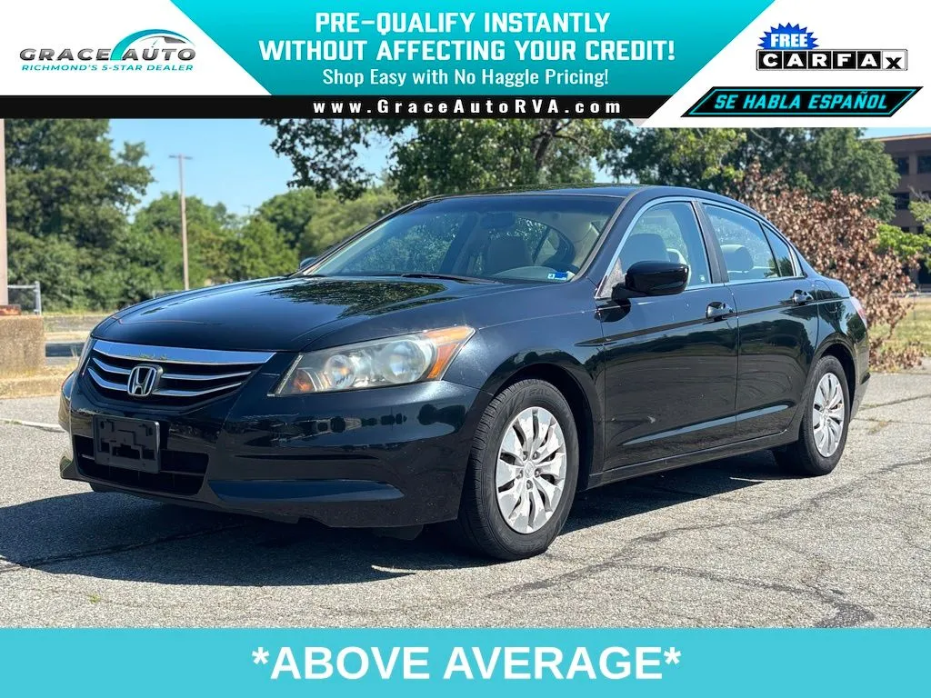Black 2012 Honda Accord LX for sale in Richmond, VA