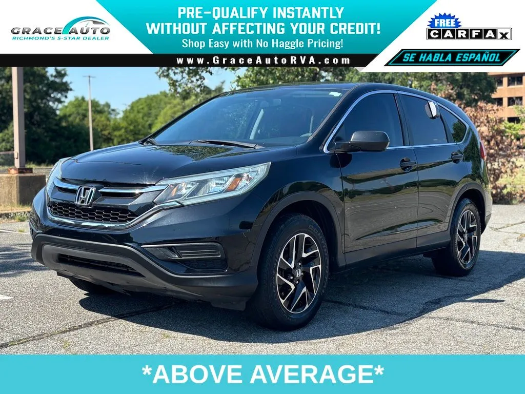 Black 2016 Honda CR-V SE for sale in Richmond, VA