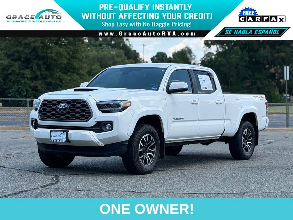 White 2022 Toyota Tacoma TRD Sport for sale in Richmond, VA