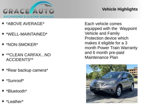 Photos of 2012 Honda CR-V EX-L for sale in Richmond, VA at Grace Auto Sales