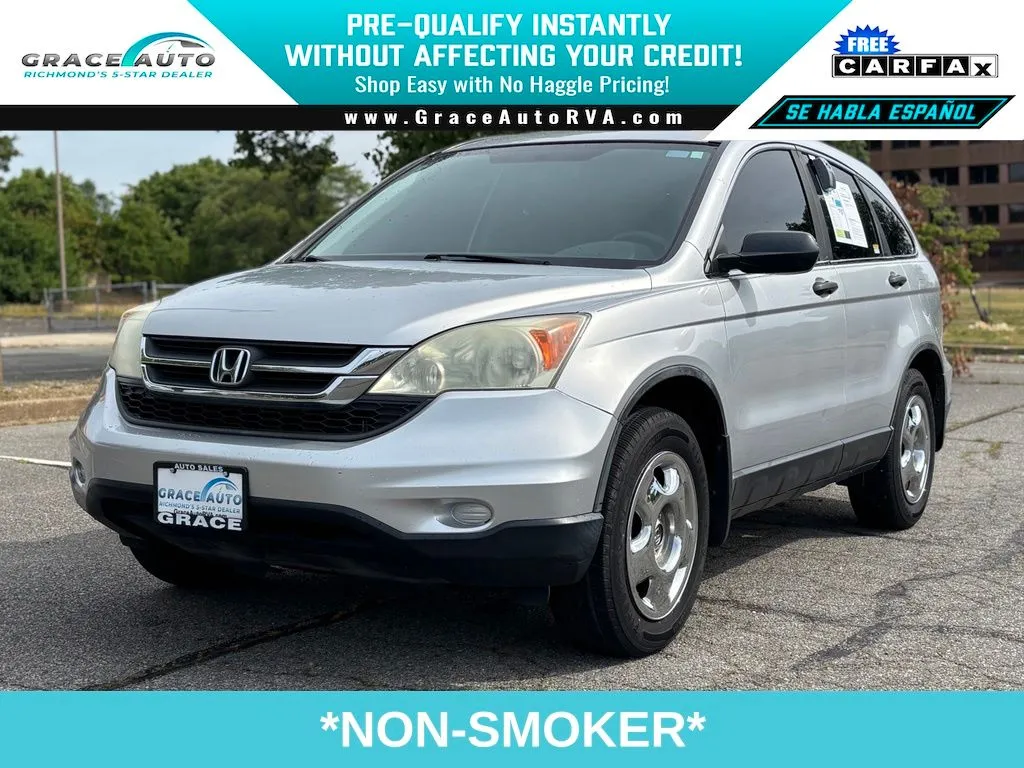 Silver 2010 Honda CR-V LX for sale in Richmond, VA