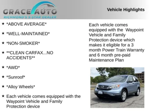 Photos of 2010 Honda CR-V EX for sale in Richmond, VA at Grace Auto Sales
