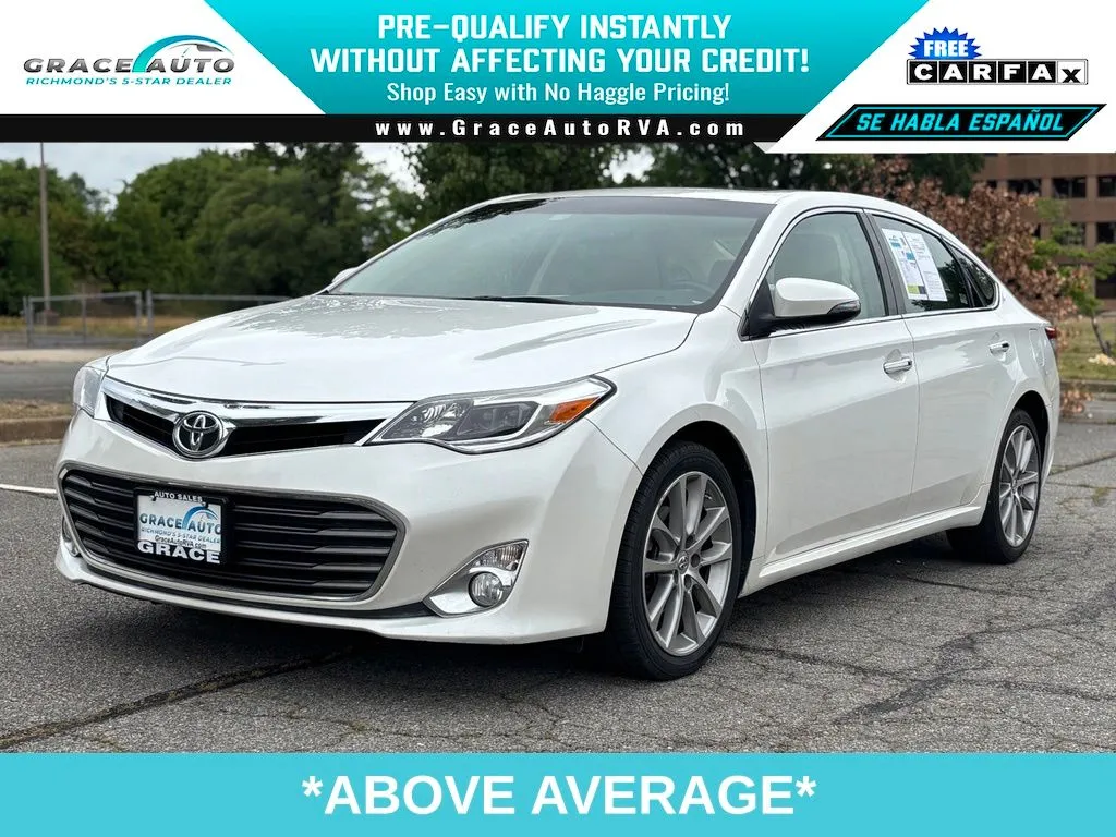 White 2014 Toyota Avalon XLE Touring for sale in Richmond, VA