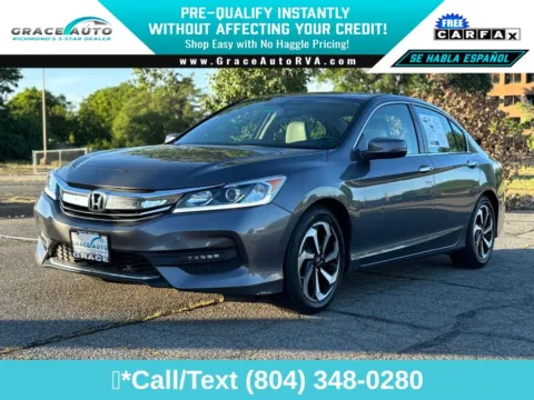 Gray 2016 Honda Accord EX-L for sale in Richmond, VA