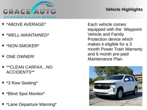 Photos of 2023 Chevrolet Tahoe LS for sale in Richmond, VA at Grace Auto Sales