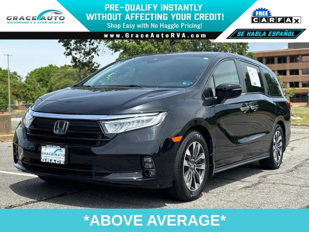 Black 2022 Honda Odyssey EX-L for sale in Richmond, VA