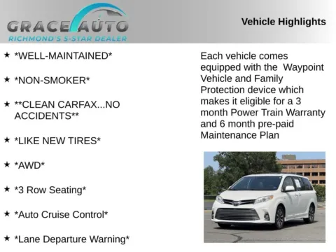 Photos of 2019 Toyota Sienna XLE for sale in Richmond, VA at Grace Auto Sales