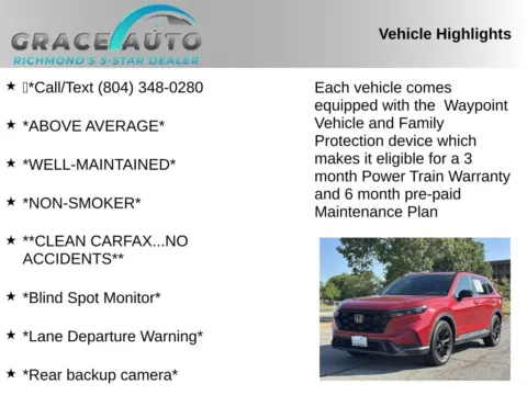 Photos of 2023 Honda CR-V Hybrid Sport for sale in Richmond, VA at Grace Auto Sales