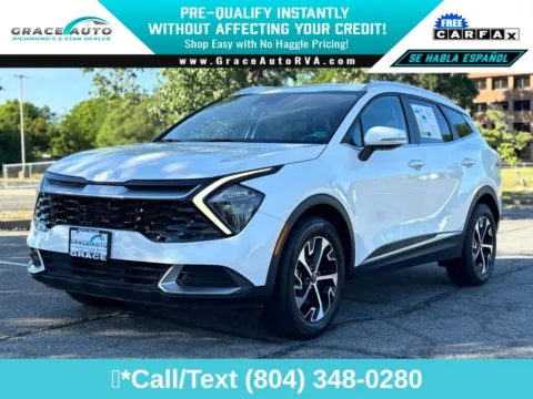 White 2023 Kia Sportage Hybrid EX for sale in Richmond, VA