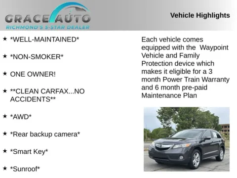 Photos of 2015 Acura RDX Technology Package for sale in Richmond, VA at Grace Auto Sales