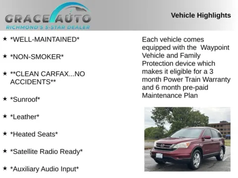Photos of 2011 Honda CR-V EX-L for sale in Richmond, VA at Grace Auto Sales